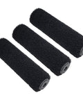 3 pack of 12 Inch Drywall Compound Roller Cover Pro Grade for smooth finishes, compatible with standard 12 inch frames, durable fibers.