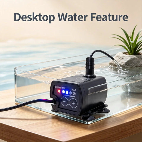 No Sweat Auto Compact Sump Pump With Smart Water Level Sensor And Adjustable Flow Settings For Fast Crawl Space Drainage You Can Lean On Daily keeping water level controlled in a desktop water feature.