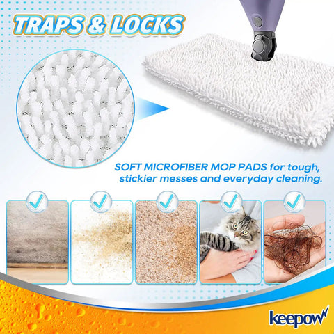 Replacement Steam Mop Pads For Shark Pocket Mops S3500 Series And Euro Pro Models S3501 S3601 S3550 S3901 SE450