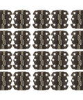 20 Pack Mini Butterfly Hinges In Vintage Bronze, 90 Degree Folding Hardware With Engraved Pattern for DIY Craft Projects