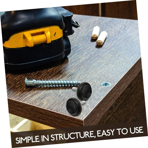 Heavy Duty Furniture Levelers 20 Pack Adjustable Screw Feet To Fix Wobbly Office Chairs Swift Swivel Glides on work surface with screw