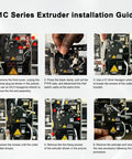 X1 Extruder Unit With Hardened Steel Dual Gears For X1 X1C X1 Carbon 3D Printers installation guide images