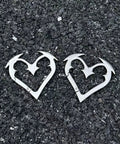 Y2K Heart Carabiner Keychain With Cute Star Clip For Keys Purses And Bags Dope Metal Key Ring For Goth Accessories