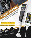Crossbow Maintenance Kit With Rail Lube And Oil, Precision Applicator Included, shown with rail lubricant and needle tip dispenser.