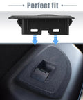 Pair Rear Window Switch Bezels For Chevrolet Silverado And GMC Sierra 1500 2500HD 3500HD 2009 2010 2011 2012 2013 Driver And Passenger Side Black Window Control Switch Cover Replacement