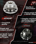 Comparison of Mayasaf and other wheel hub bearings, highlighting quality, grease lifespan, and structure differences.
