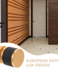 Built Tough Single Sided Hidden Deadbolt Lock With Classic Ball Handles For Serious Privacy And Hassle Free Setup On Quiet Study Doors And Home Office Rooms close-up on stylish European ball handle and modern interior door.