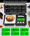 Pocket Digital Gram Scale 300 G Capacity With Zero Point Zero One G Increments Mini High Precision Jewelry Scale with backlit LCD