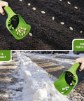 Handheld Seed Spreader Pro for Lawn Care and Snow Removal Multi Use Spreader for Grass Seed, Fertilizer, Salt, Ice Melt