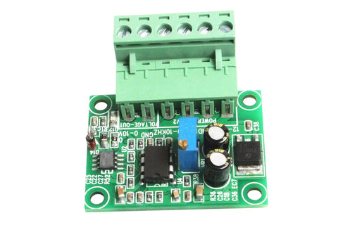 Frequency To Voltage Converter Module 0 Hz To 10 kHz Pulse Signal Into 0-10V Or 0-5V Analog Output For PLC Inverter Interfaces