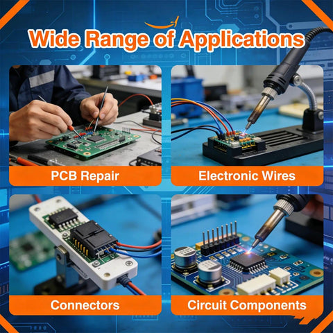 Precision Soldering Flux Paste For Electronics No Clean Rosin Flux Lead Free for DIY PCB Repairs and soldering circuit components