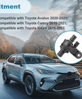 Heavy Duty Coolant Water Bypass Control Valve Straight Drop In Replacement For Toyota Camry And RAV4 installed on modern SUV, showing fitment details.
