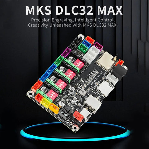 32Bit CNC Engraving Machine Control Board Kit With GRBL 4 Axes S3 Processor WiFi LAN For DC12V And 24V 10A Engraver CNC Controller