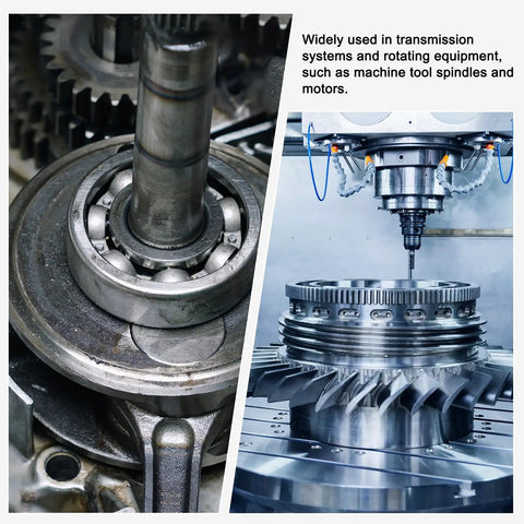 Heavy Duty Workhorse Thrust Ball Bearings Set, 4 PCS T101 904A1 Chrome Steel shown in industrial machinery applications
