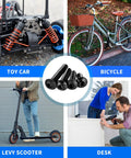 Massive 1705 Piece Machine Screw Kit With Metric Bolts M2 M3 M4 M5 Nuts Lock Washers displayed with uses for toys, bicycles, and scooters
