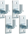 4 Pack Heavy Duty Wall Mount Gate Hinges For Farm Gates And Fences Built Tough For Outdoor Chain Link 5 By 8 Inch Pin Gate Hinge Set That Goes On Easy And Stays Put Replacement Parts You Can Count On galvanized steel wall-mount hinges