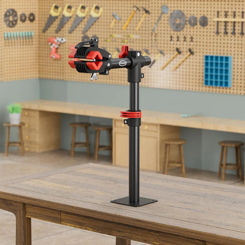 Bench Mount Bike Repair Stand For Home Shop And Mechanics, Pro Grade E Bike And Mountain Road Bike Work Stand Rack on table