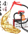 Get She Done Cordless Fuel Transfer Pump Pulling Gasoline Diesel Oil And Water Smoothly At 5 Gpm with hose and adapters.