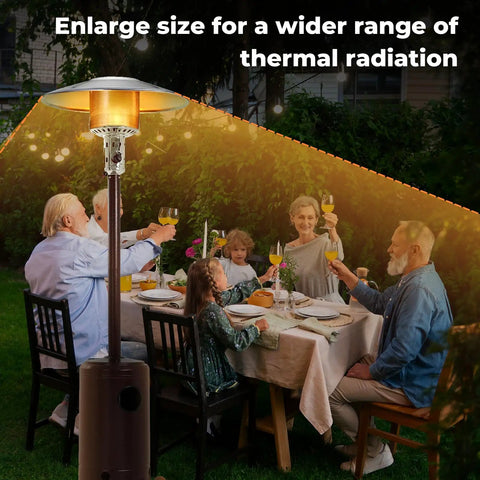 Aluminum Heat Reflector Shield Replacement Part For Propane Outdoor Heaters Round Stand Up Patio Heaters Thickened Shield