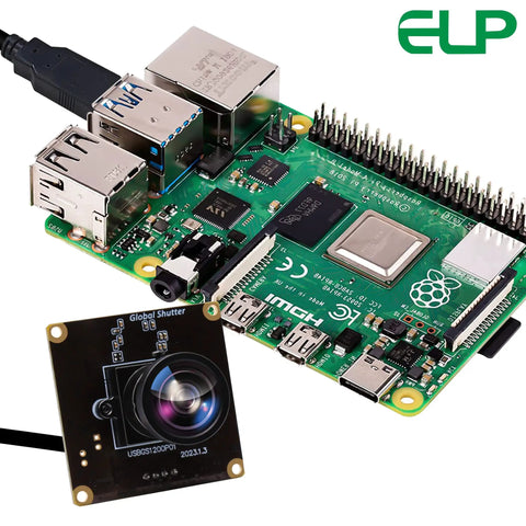 High Speed Wide Angle Global Shutter USB Camera Module For Computer 1080P 2MP 1920x1200 90fps UVC Web Cam with Raspberry Pi