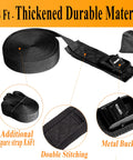 Showing 4 Pack Beefy Heavy Duty Cam Buckle Tie Down Straps 1 Inch Wide By 16 Feet Long For Trucks Boats RVs Roof Racks And Cargo Securement