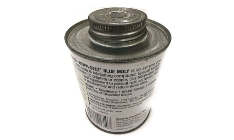 Blue Moly Anti-Seize Compound NBBT-16 for Heavy Duty Extreme Temperature Fasteners, 1 Pound Brush Top Can, no graphite lead copper
