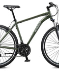 All-Terrain Go-To Hybrid Bike With 700c Wheels 21-Speed Gearing Aluminum Frame Suspension Fork Front And Rear Linear Pull Brakes