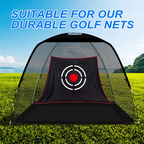 Quiet Mercerized Velvet Golf Target Cloth For Backyard Driving Range And Practice Net Noise Dampening Indoor Outdoor Target