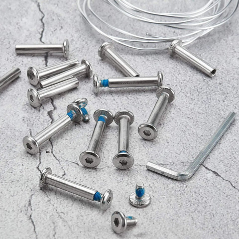 6mm Shaft Hex Socket Screws For Inline Skates Replacement Wheel Axles Kit With 30mm And 36mm Lengths Includes Hex Wrenches