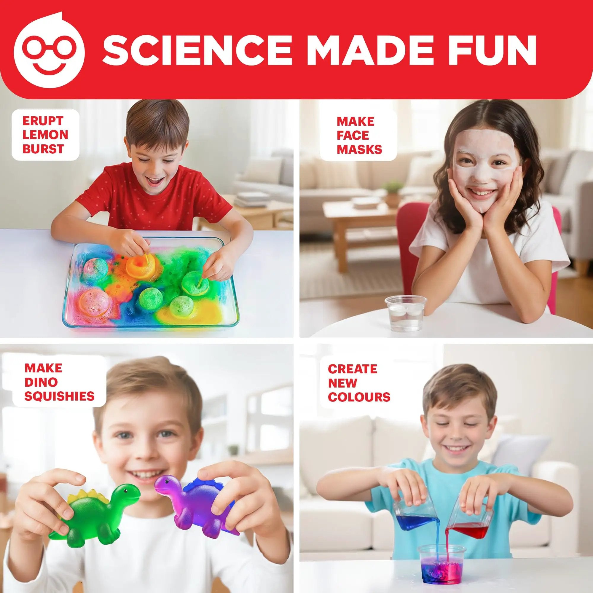 Hands On Science Kit for Kids 4-8: 50+ STEM Experiments ✓