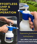Pro Grade Coil Cleaner Pump Sprayer Workhorse For Evaporator And Condenser Coils Handheld Chemical Sprayer With 360 Degree Spray Adjustable Nozzle EPDM Seals 48 Oz Capacity Easy Rinse Design