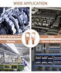 Applications for 80 Pcs Copper Wire Lugs And 40 Pcs Heat Shrink Set For Battery Terminals in electrical, auto, marine, home.