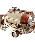 Tanker Mechanical Model Kit For Adults, DIY 3D Wooden Puzzles With Working Engine And Moving Transmission, Includes Can Holder, 594 Pieces, Boss-Level Truck Build, Perfect Father’s Day Gift, wooden tanker with can mounted