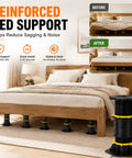 Rock Solid 4 Pack Adjustable Bed Support Legs 8.5 To 13 Inch Heavy Duty Center Support stabilizers under bed frame