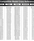 Compatible model cross reference chart for Must Have Dryer Repair Kit 4392065 Belt Replacement For Whirlpool WGD4815EW2 WED4950HW0 MEDX655DW1