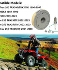 Hella Durable Centrifugal Carrier Wet Clutch Replacement For Atv Recon Fourtrax shown with compatible models and accessories