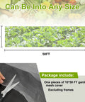 Garden Netting 10x50 Ft Ultra Fine Mesh Pest Barrier For Veggies Fruits Flowers Crops Greenhouse Row Covers And Raised Bed Gardens Keeps Pests And Birds Out While Letting Light Water And Air Through diagram