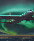 Convair B-36B Peacemaker Early 1/144 Scale Plastic Model Kit for hobbyists, unpainted and unassembled, aerial view display
