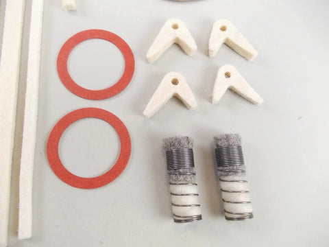 9 Inch Lathe Rebuild Kit For Workshop Models A B C From 1939 To 1969 Complete Consumables Set With Felt Wicks Gaskets Wipers And Spindle Capillary Oilers For Easy DIY Lathe Renovation And Renewal