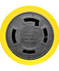 Heavy Duty Generator Adapter Nema 5 15P To L14 30R Twist Lock Connector view showing yellow outer shell and black connector details.