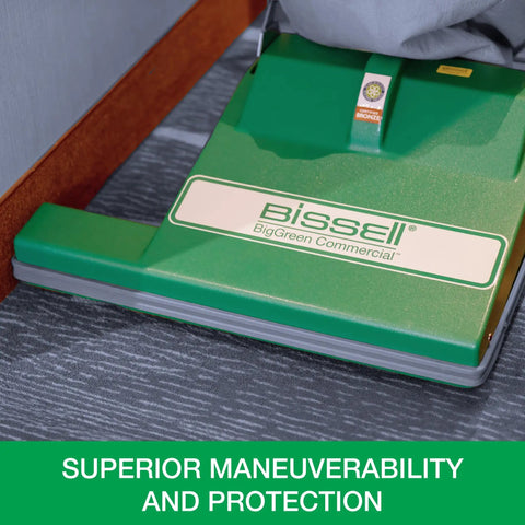 Bissell Big Green Commercial Extra Wide Carpet Cleaner With 28 Inch Cleaning Path Powers Through Large Floors With Heavy Duty 8.5 Amp Motor For Maximum Efficiency And Superior Suction In Any Workplace Or Industrial Space