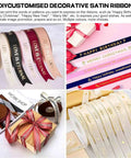 Personalized Digital Ribbon Printer For Crafters Print Custom Fabric Labels With Ease supports colorful decorative satin ribbons for gifts.