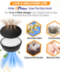 2 Pack Replacement Filter For Levoit LV-H132 Air Purifier, H13 True HEPA 3 In 1 Filtration With Activated Carbon, Improves Air Quality