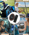 2 Pack Magnetic Golf Cart Phone Holder N52 Super Strong Magnets Grip Tight One Hand Operation Snap Secure Mount Fits Ezgo Club Car Yamaha on golf cart dashboard.