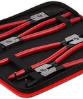 13-Inch Snap Ring Pliers Set With Internal And External Pliers, Straight And 90-Degree Bent Tips, 0.90 Inch Tip Size, in case