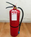 Fire Extinguisher Tags With Adjustable Wire Ties And Red 6 Inch Zip Ties Set Of 160 Monthly Inspection Record Tags displayed on fire extinguisher