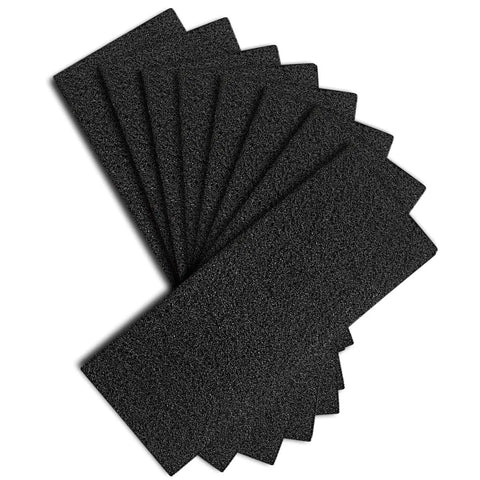 Stack of 8 premium activated carbon pre-filters for HEPA Replacement Filter For 8000 Elite Pro Series Air Purifier A 2 Plus Year Supply