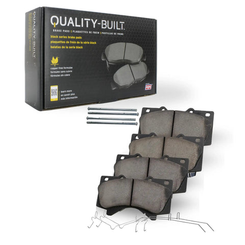 Front Ceramic Brake Pads Black Series 1003 1910C That Fit 2015 To 2024 Cadillac Chevrolet GMC SUVs And Trucks Like Escalade