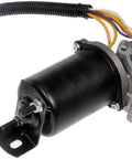 Direct Replacement Transfer Case Motor Built Hardcore For The Long Haul With Factory Style Connectors And Weathertight Seals, black and silver actuator.