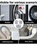 3 Pack Silicone Washing Machine Drain Hose Seal Kit With Pipe Cover Plugs For Kitchen Sink Bathroom Drainage And Laundry Room No Mess Leaks And Sewer Backflow Durable Leak Proof Silicone Washer Hose Seal for floor drains and laundry sinks